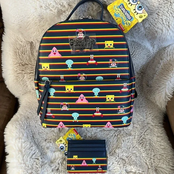MAD Engine | Bags | Spongebob Squarepants Mini Backpack And  display picture 2